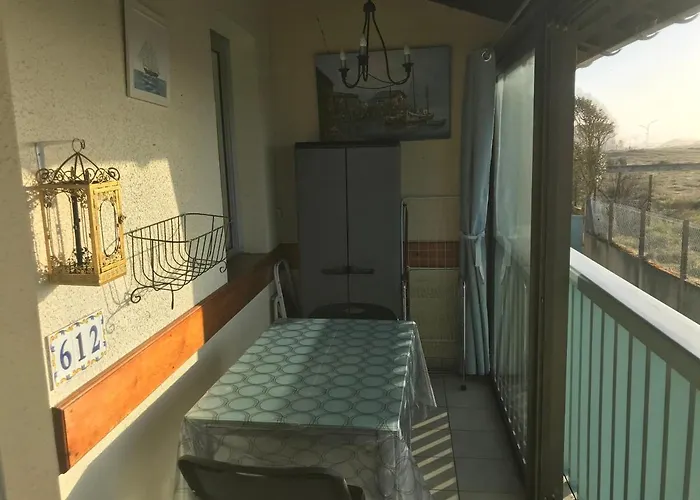 Appartement cosy en résidence privée avec vue mer
